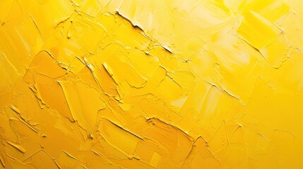 Yellow paint background texture on a wall.