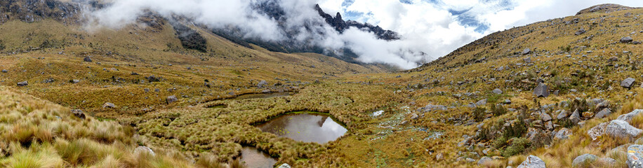 Landscape in Huascaran National Park, Peru, South America