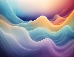 Colorful Abstract Wavy Background