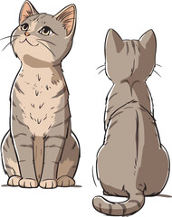 gatti cartone animato 03