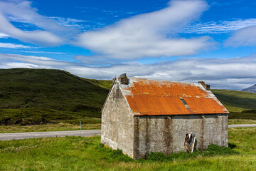Old Farmers barn near An Teallach, dundonnell, scottish highlands