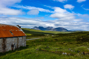 Old Farmers barn near An Teallach, dundonnell, scottish highlands