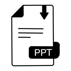 Here is a line icon of file 