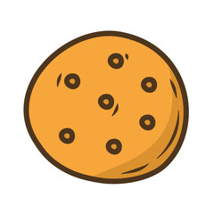 Biscuit Doodle Handdrawn Vector 