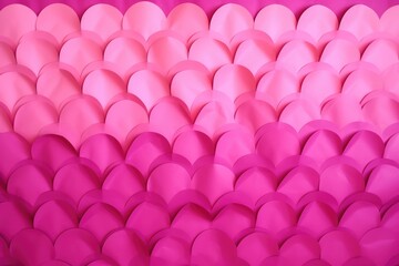 A vibrant image featuring a pink and pink background with numerous circles scattered throughout.