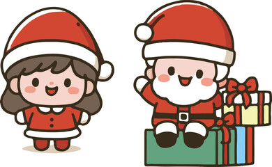 クリスマスのサンタクロース