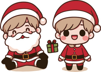 クリスマスのサンタクロース