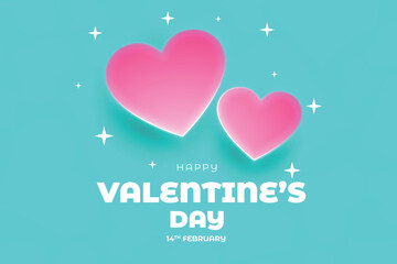 Vector love heart shaped decorative background, Valentine's Day background.