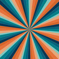 retro background with rays