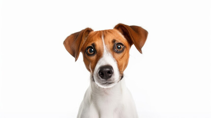 Portrait of a dog, looking straight into the camera