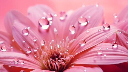 pink gerber daisy,beautiful pink background - obrazy, fototapety, plakaty