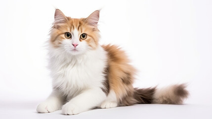 Obraz premium Portrait of a cat, looking straight into the camera