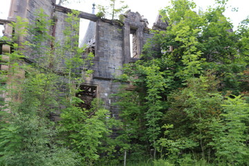 Dunalastair estate, ruins of former house