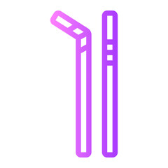 straw gradient icon
