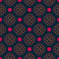 floral simple abstract batik