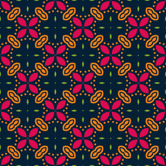 floral simple abstract batik