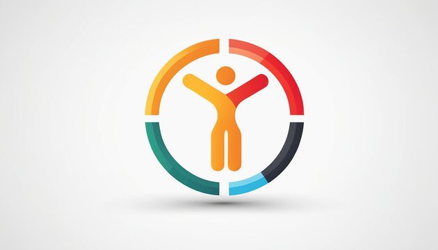 Vector Icon Representing Fitness Goals and Health Targets