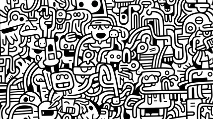 Fototapeta premium Cute graffiti art abstract background poster web page PPT, art background