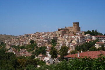 Fototapeta na wymiar Tricarico, old town in Basilicata, Italy