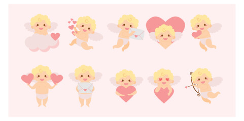 Cupid Angel Love Character Vector