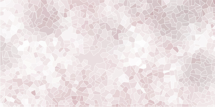 Quartz Broken Stained soft pink crystallize abstract background in light sweet vector illustration. white stoke colors stone tile pattern. Cement kitchen decor. abstract mosaic polygonal background .