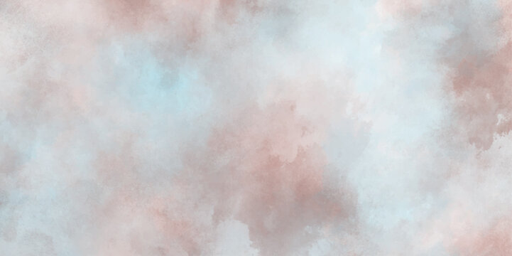 Abstract colorful pastel with gradient multicolor toned background. Soft pastel hues blend smoothly on a textured surface Hand painted watercolor sky and clouds, abstract watercolor background.