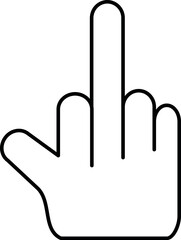 Hand Gesture SVG Cut File for Cricut and Silhouette, EPS ,Vector, PNG , JPEG, Zip Folder