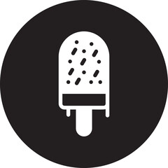 ice cream glyph icon