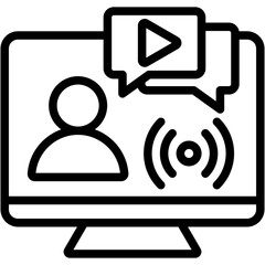 Live Stream Icon