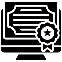 Online Certificate Icon