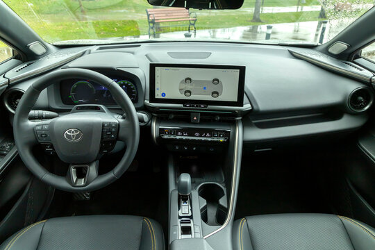 Toyota C-HR Hybrid is a subcompact crossover SUV produced by Toyota.