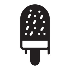 ice cream glyph icon