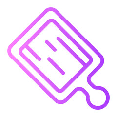 cutting board gradient icon