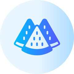 watermelon gradient icon