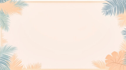 Obraz premium Minimalist background illustration with soft warm colors