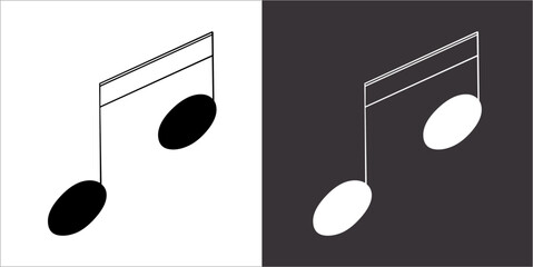 IIlustration Vector graphics of Music Element icon