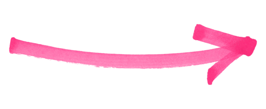 pink arrows isolated on transparent background - Powered by Adobe