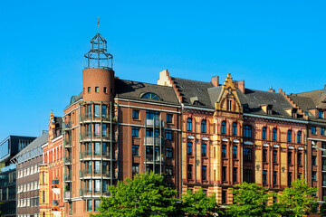 Fototapeta premium Ottilienhof in Hamburg-Altona