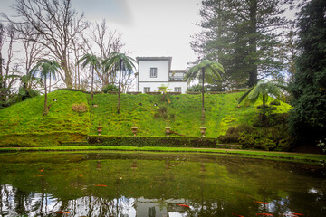 Terra Nostra park in the island of São Miguel in the Azores
