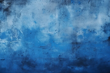 Obraz premium Blue paint wall background texture generated AI