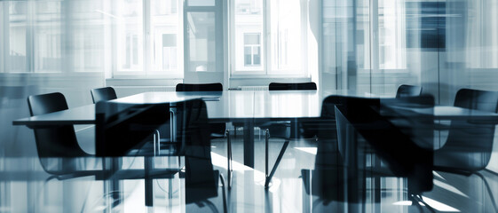 The sleek and modern design of an empty boardroom speaks to potential and decision-making