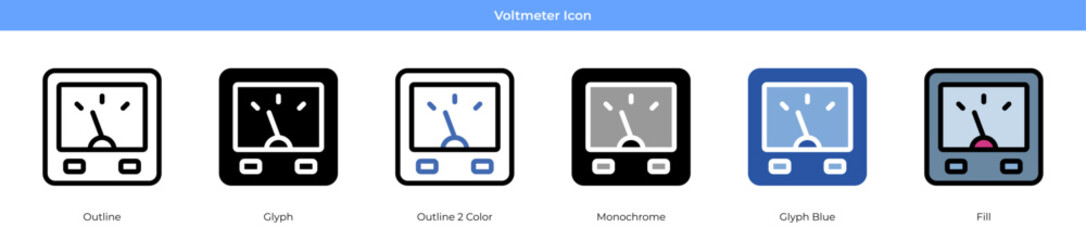 Voltmeter Icon