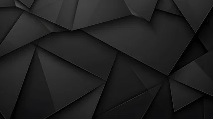 Wandcirkels plexiglas 黒色トーンの抽象的な背景 © IKUYO_S