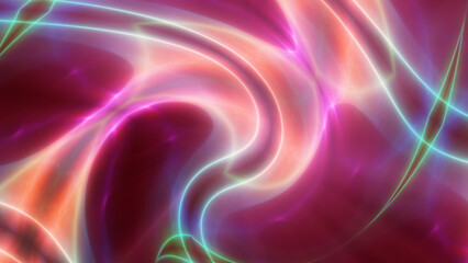 Fototapeta premium background neon line wave illustration