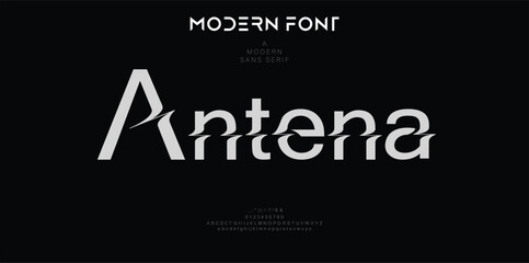 Abstract modern urban alphabet fonts. Typography sport, simple, technology, fashion, digital, future creative logo font. vector illustration © Custom Designs