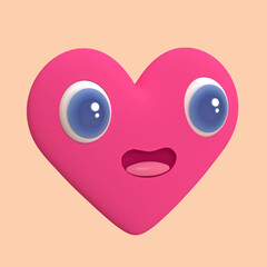 Heart illustration for valentine's day