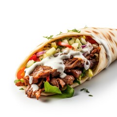 Kebab, Turkish food, international food, popular food, white background