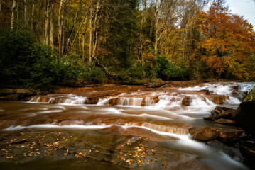 Home of the Virginia Furnace which sits right next to the Muddy Creek Falls.