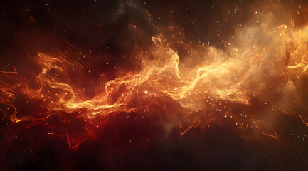 the universe in space with smoke from smoke,  - obrazy, fototapety, plakaty