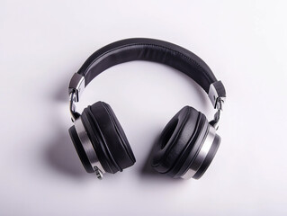 Fototapeta na wymiar Beautiful design Bluetooth headphone on a white background. 
